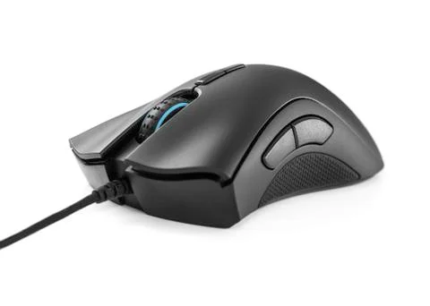 Gaming mouse isolated on white background. Foto stock
