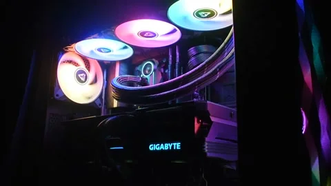Gaming PC Gigabyte 库存影片 231822528