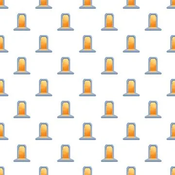 Gaming portal gateway seamless pattern background Illustrazione stock