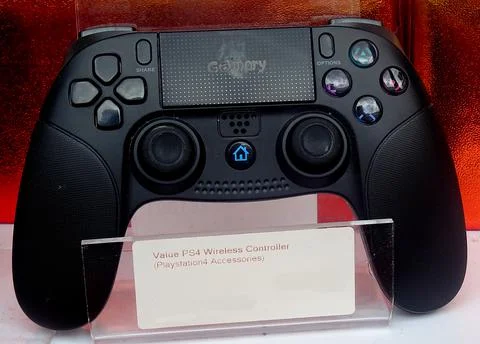 Gaming  - PS4 Wireless Controller Playstation Stock Photos
