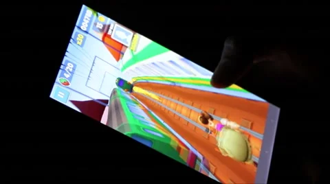 Gaming on Smartphone 스톡 동영상 55826191