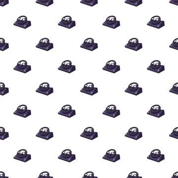 Gaming steering wheel controllers seamless pattern background Stock Illustration