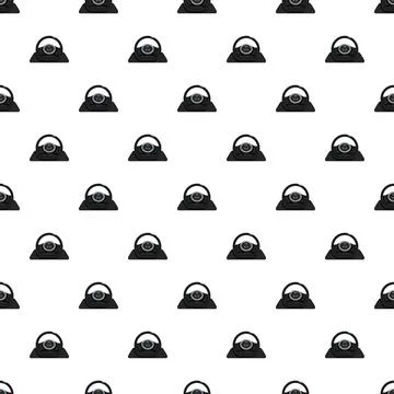 Gaming steering wheel device repeating seamless pattern Stock Illustration