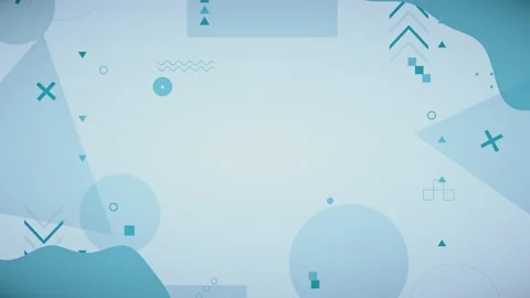 Gaming Streaming Blue Background With Geometric Shapes Stock-Footage 220424433