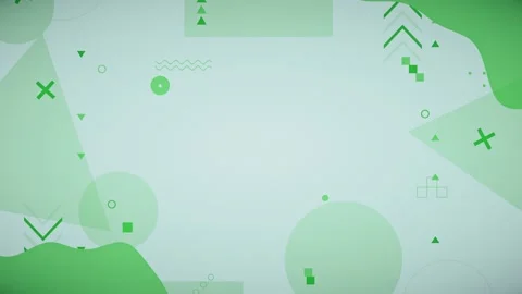 Gaming Streaming Green Background With Geometric Shapes Stock Footage 220424659