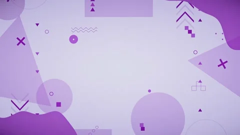 Gaming Streaming Purple Background With Geometric Shapes Stock Footage 220424507