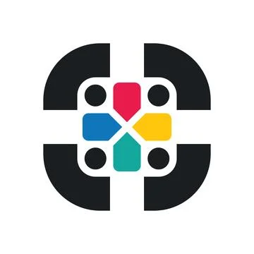 Gaming vector  logo design Stock Illustration