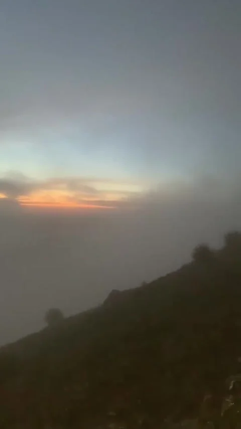 Gamkonora Mountain Summit Stock Footage 268529160