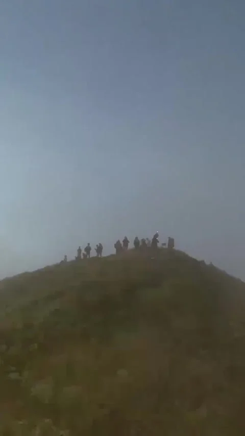 Gamkonora Mountain Summit Stock Footage 268529164