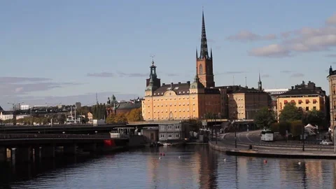 Gamla Stan old town of Stockholm Sweden 動画素材 195081663