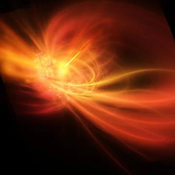 Gamma ray burst Stock Illustration
