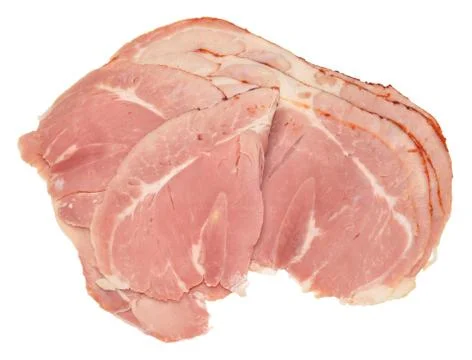 Gammon Ham Slices Stock Photos