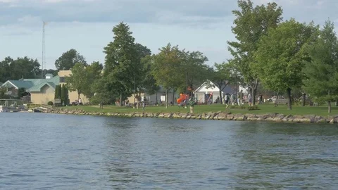 Gananoque port [beach] Stock Footage 82709962