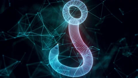 Gancho Hook hologram Close up Stock Footage 154845778