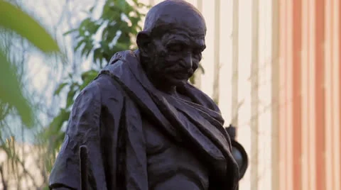 Gandhi - Close Up Video stock 26668198