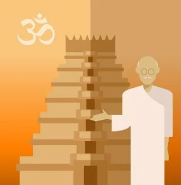 Gandi1 Stock Illustration