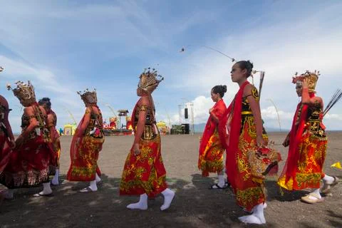 GANDRUNG DANCE Stock Photos