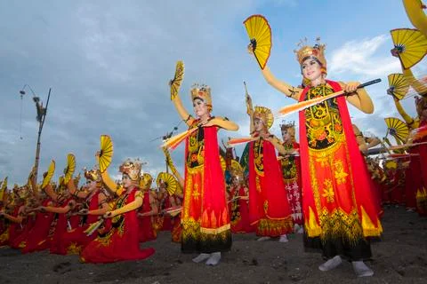 GANDRUNG DANCE Stock Photos