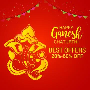 Ganesh Chaturthi Stock Illustration