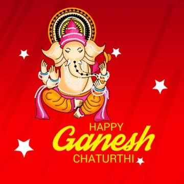 Ganesh Chaturthi Stock Illustration