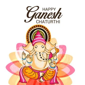 Ganesh Chaturthi Stock Illustration