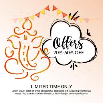 Ganesh Chaturthi Illustrazione stock