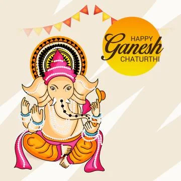 Ganesh Chaturthi Stock Illustration