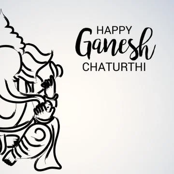 Ganesh Chaturthi Stock Illustration