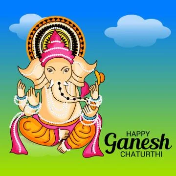Ganesh Chaturthi Stock-Illustration