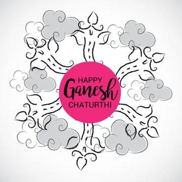 Ganesh Chaturthi Stock Illustration