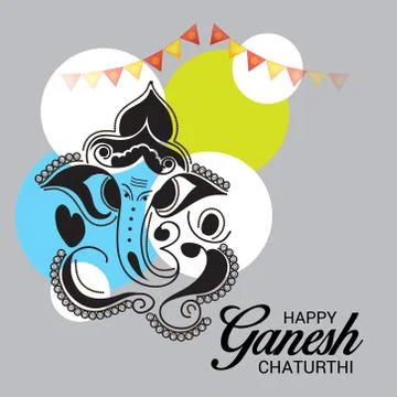 Ganesh Chaturthi Stock Illustration