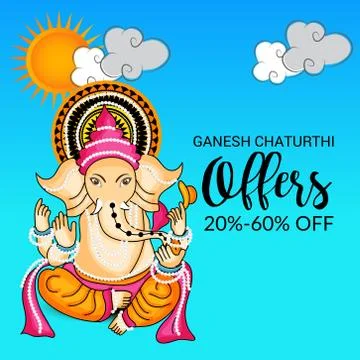 Ganesh Chaturthi Stock Illustration