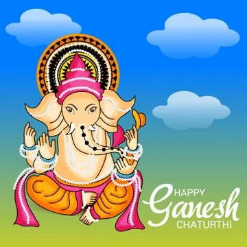 Ganesh Chaturthi Stock Illustration