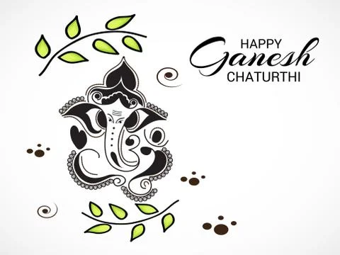 Ganesh Chaturthi Stock Illustration