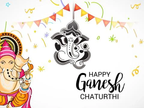 Ganesh Chaturthi Stock Illustration