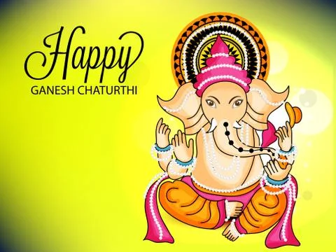 Ganesh Chaturthi Stock Illustration