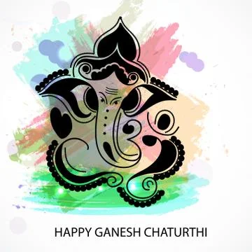 Ganesh Chaturthi Stock Illustration