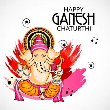 Ganesh Chaturthi Stock Illustration