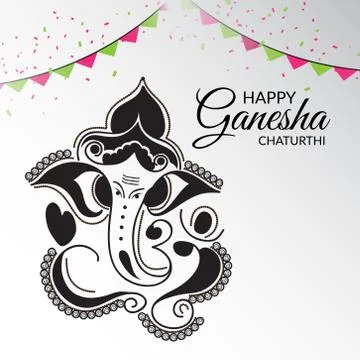 Ganesh Chaturthi Stock Illustration
