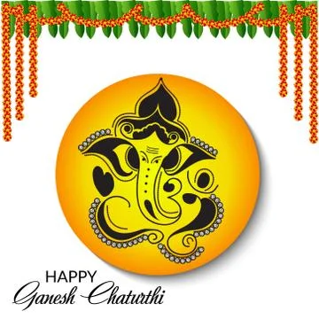 Ganesh Chaturthi Stock Illustration