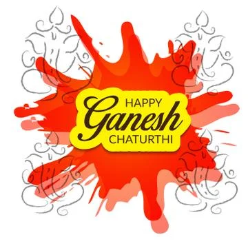 Ganesh Chaturthi Stock Illustration