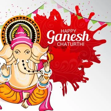 Ganesh Chaturthi Stock Illustration