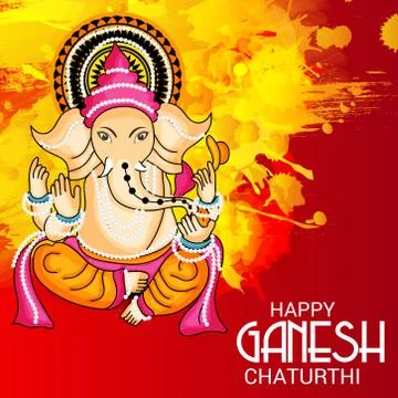 Ganesh Chaturthi Stock Illustration