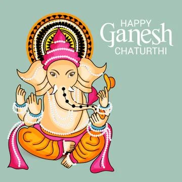 Ganesh Chaturthi Illustrazione stock