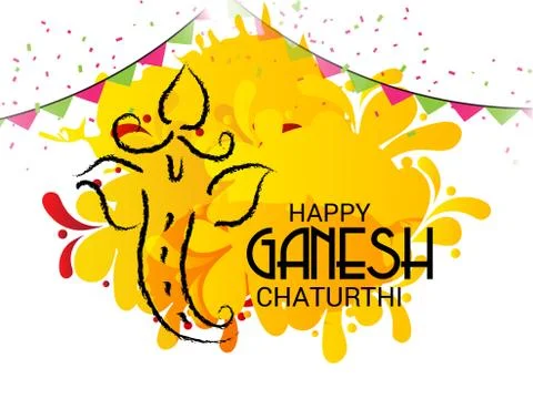 Ganesh Chaturthi Stock Illustration