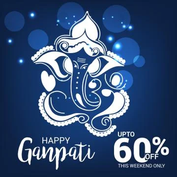 Ganesh Chaturthi Stock Illustration