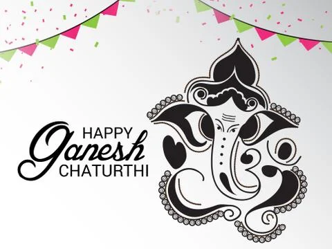 Ganesh Chaturthi Stock Illustration