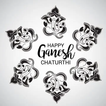 Ganesh Chaturthi Stock Illustration