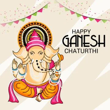 Ganesh Chaturthi Stock Illustration
