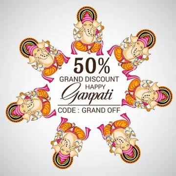 Ganesh Chaturthi Stock Illustration